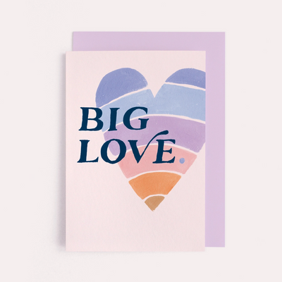 Big Love Card-Greeting Card-Sister Paper Co.-Stella Violet Boutique in Arvada, Colorado