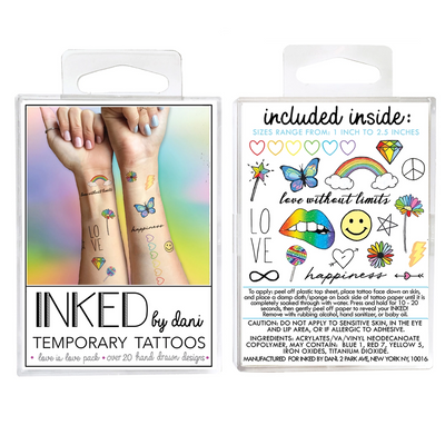 Love is Love Temporary Tattoo Pack-INKED by Dani-Stella Violet Boutique in Arvada, Colorado