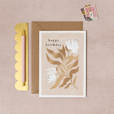 Serene Floral Birthday Card-Greeting Card-Sister Paper Co.-Stella Violet Boutique in Arvada, Colorado