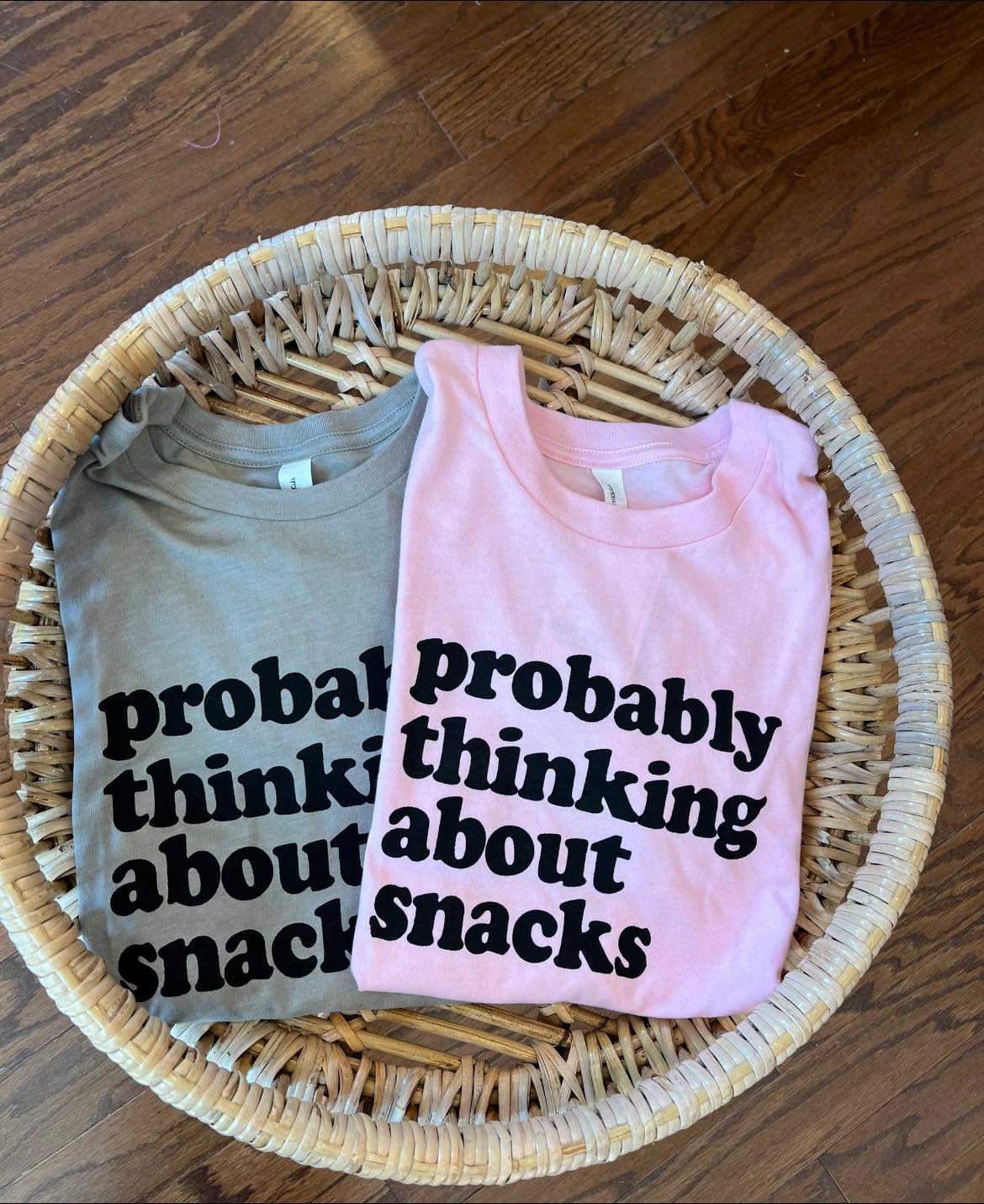 Probably Thinking about Snacks Graphic Tee - Kids-Tee-Happy Kids Co.-Stella Violet Boutique in Arvada, Colorado