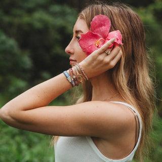 Bloom Hair Tie Bracelets-Jewelry-k'lani-Stella Violet Boutique in Arvada, Colorado