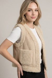 Shearling Vest-Vest-Doe & Rae-Stella Violet Boutique in Arvada, Colorado