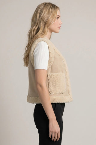 Shearling Vest-Vest-Doe & Rae-Stella Violet Boutique in Arvada, Colorado