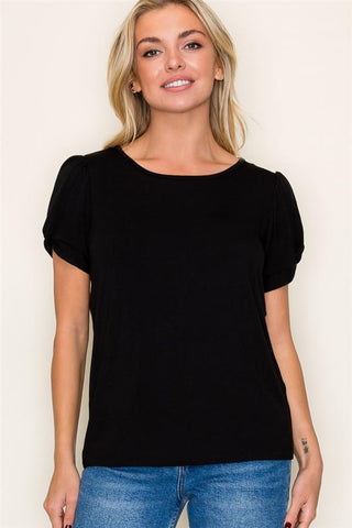 Solid Jersey Tee-Shirts & Tops-Staccato-Stella Violet Boutique in Arvada, Colorado