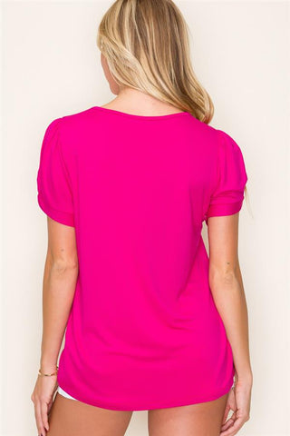 Solid Jersey Tee-Shirts & Tops-Staccato-Stella Violet Boutique in Arvada, Colorado