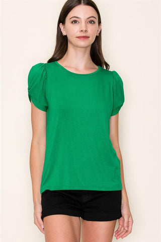 Solid Jersey Tee-Shirts & Tops-Staccato-Stella Violet Boutique in Arvada, Colorado