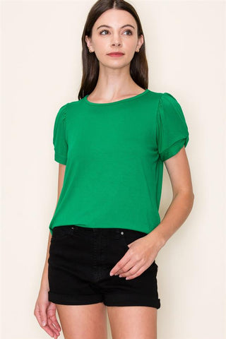 Solid Jersey Tee-Shirts & Tops-Staccato-Stella Violet Boutique in Arvada, Colorado