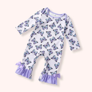 Violet Wings Infant Romper-Baby & Toddler Outfits-Pete & Lucy-Stella Violet Boutique in Arvada, Colorado