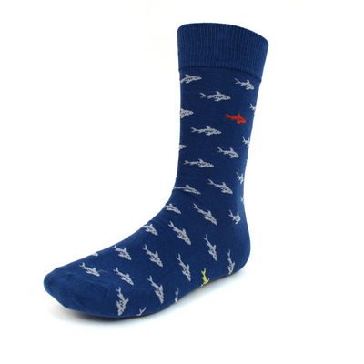 Men's Shark Socks-Socks-Selini NY-Stella Violet Boutique in Arvada, Colorado