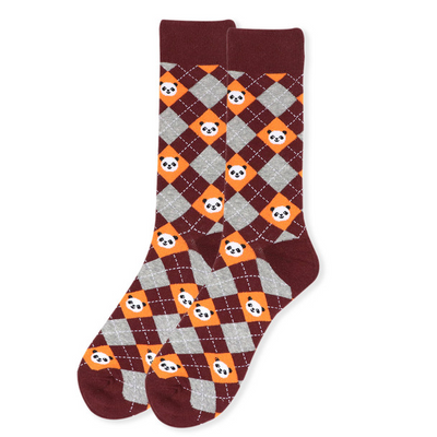 Men's Giant Panda Socks-Socks-Selini NY-Stella Violet Boutique in Arvada, Colorado
