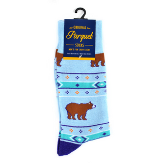 Men's Brown Bear Socks-Socks-Selini NY-Stella Violet Boutique in Arvada, Colorado