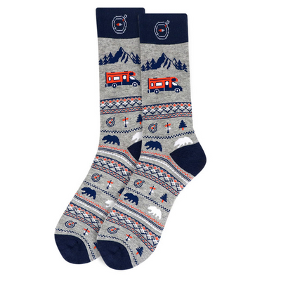 Men's Road Trip Socks-Socks-Selini NY-Stella Violet Boutique in Arvada, Colorado