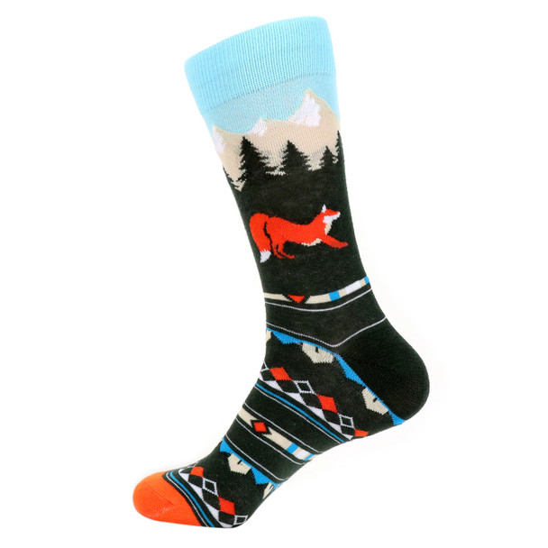 Men's Fox Socks-Socks-Selini NY-Stella Violet Boutique in Arvada, Colorado