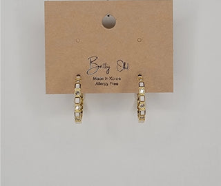 Deco Detail Hoop Earrings-Earrings-Betty Oh-Stella Violet Boutique in Arvada, Colorado