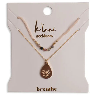 Breathe Necklace Set-Jewelry-k'lani-Stella Violet Boutique in Arvada, Colorado