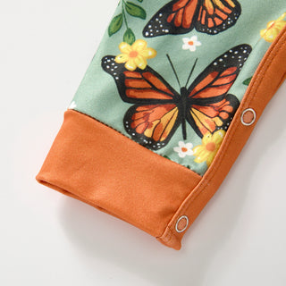 Monarch Meadow Infant Romper-Dress-Pete & Lucy-Stella Violet Boutique in Arvada, Colorado