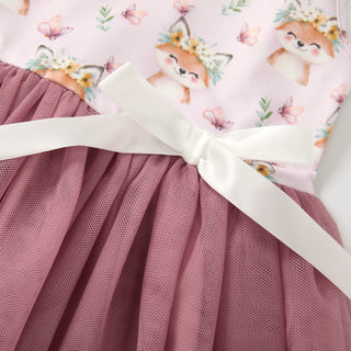 Foxglove Tulle Dress-Baby & Toddler Outfits-Pete & Lucy-Stella Violet Boutique in Arvada, Colorado