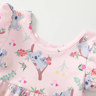 Koala Cuddles Infant Romper-Baby & Toddler Outfits-Pete & Lucy-Stella Violet Boutique in Arvada, Colorado