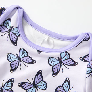 Violet Wings Infant Romper-Baby & Toddler Outfits-Pete & Lucy-Stella Violet Boutique in Arvada, Colorado