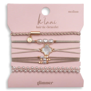 Glimmer Hair Tie Bracelets-Jewelry-k'lani-Stella Violet Boutique in Arvada, Colorado