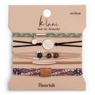 Flourish Hair Tie Bracelets-Jewelry-k'lani-Stella Violet Boutique in Arvada, Colorado