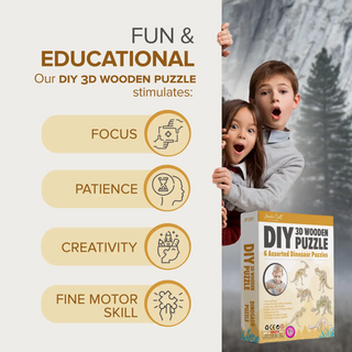 3D Wooden Puzzle Set-Wooden Puzzle-Hands Craft-Stella Violet Boutique in Arvada, Colorado