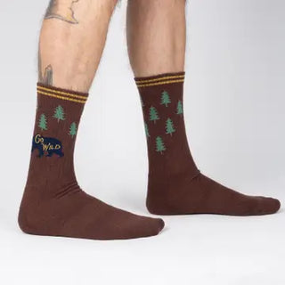Men's Socks - Go Wild-Socks-Sock it to Me-Stella Violet Boutique in Arvada, Colorado