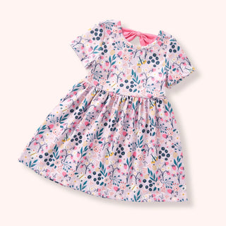 Blueberry Bloom Twirl Dress-Baby & Toddler Outfits-Rylee Faith Designs-Stella Violet Boutique in Arvada, Colorado