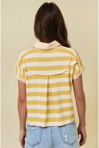 Sunshine Stripe Swing Top-Shirts & Tops-Doe & Rae-Stella Violet Boutique in Arvada, Colorado