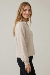 Cozy-Chic Blanket Stitch Cashmere Blend Polo ✨-Top-Doe & Rae-Stella Violet Boutique in Arvada, Colorado