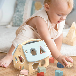 House Shape Sorter-Toys-Speedy Monkey-Stella Violet Boutique in Arvada, Colorado