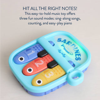 Bitzy Tunes™ Sardines - Light-up Interactive Piano Toy-Toys-Itzy Ritzy-Stella Violet Boutique in Arvada, Colorado