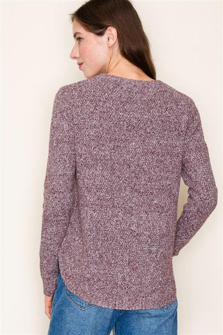 Pullover Textured Sweater-Shirts & Tops-Staccato-Stella Violet Boutique in Arvada, Colorado