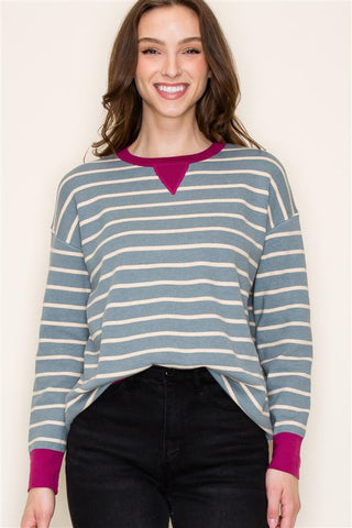 Oversized Pullover Sweater-Shirts & Tops-Staccato-Stella Violet Boutique in Arvada, Colorado