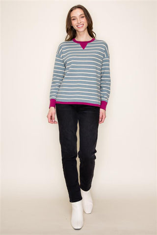 Oversized Pullover Sweater-Shirts & Tops-Staccato-Stella Violet Boutique in Arvada, Colorado