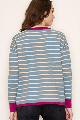 Oversized Pullover Sweater-Shirts & Tops-Staccato-Stella Violet Boutique in Arvada, Colorado