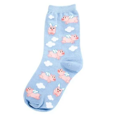 Children's When Pigs Fly Socks-Socks-Foot Traffic-Stella Violet Boutique in Arvada, Colorado