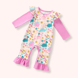 Jurassic Dreams Infant Romper-Baby & Toddler Outfits-Pete & Lucy-Stella Violet Boutique in Arvada, Colorado