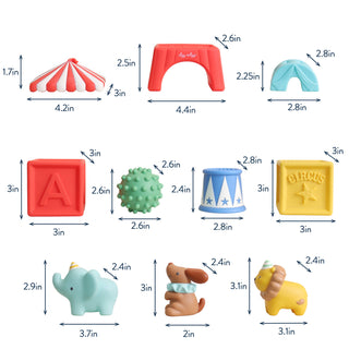 *NEW* Itzy Blocks™ - Circus-Sensory Toy-Itzy Ritzy-Stella Violet Boutique in Arvada, Colorado