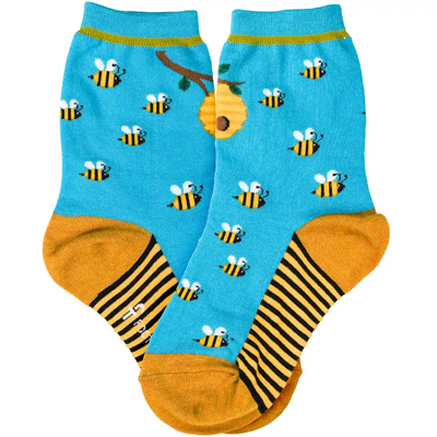 Children's Bees Socks-Socks-Foot Traffic-Stella Violet Boutique in Arvada, Colorado
