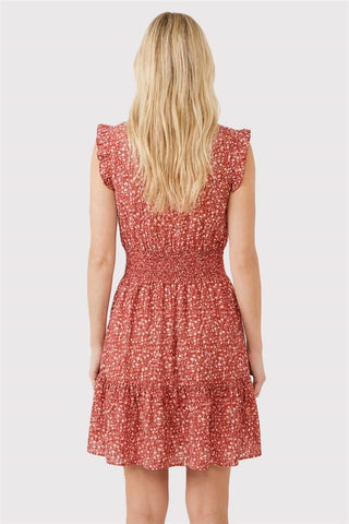 Ditsy Bloom Smocked Waist Dress-Top-Staccato-Stella Violet Boutique in Arvada, Colorado