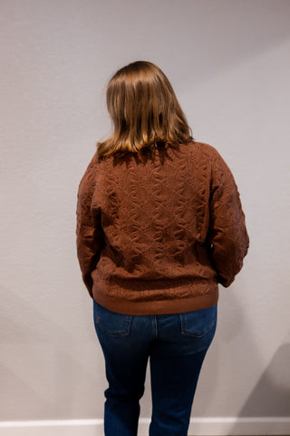 Classic Cable Knit Button Cardigan