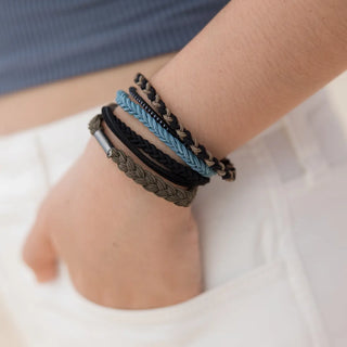 Hustle Hair Tie Bracelets-Jewelry-k'lani-Stella Violet Boutique in Arvada, Colorado