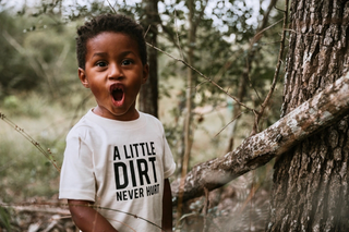 A Little Dirt Never Hurt Graphic Tee-Clothing-Made of Mountains-Stella Violet Boutique in Arvada, Colorado