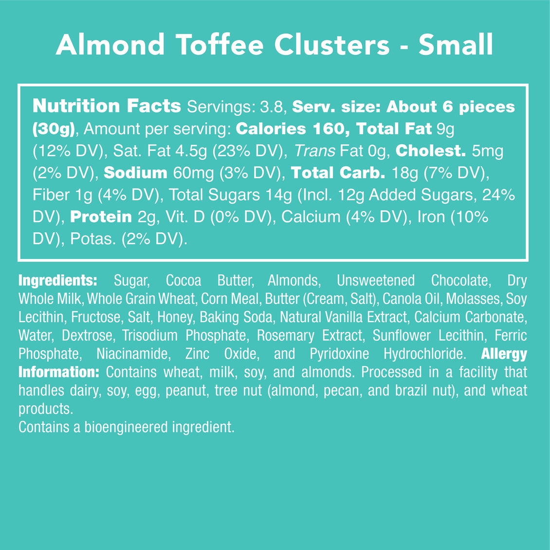 Almond Toffee Clusters-Chocolate-Candy Club-Stella Violet Boutique in Arvada, Colorado