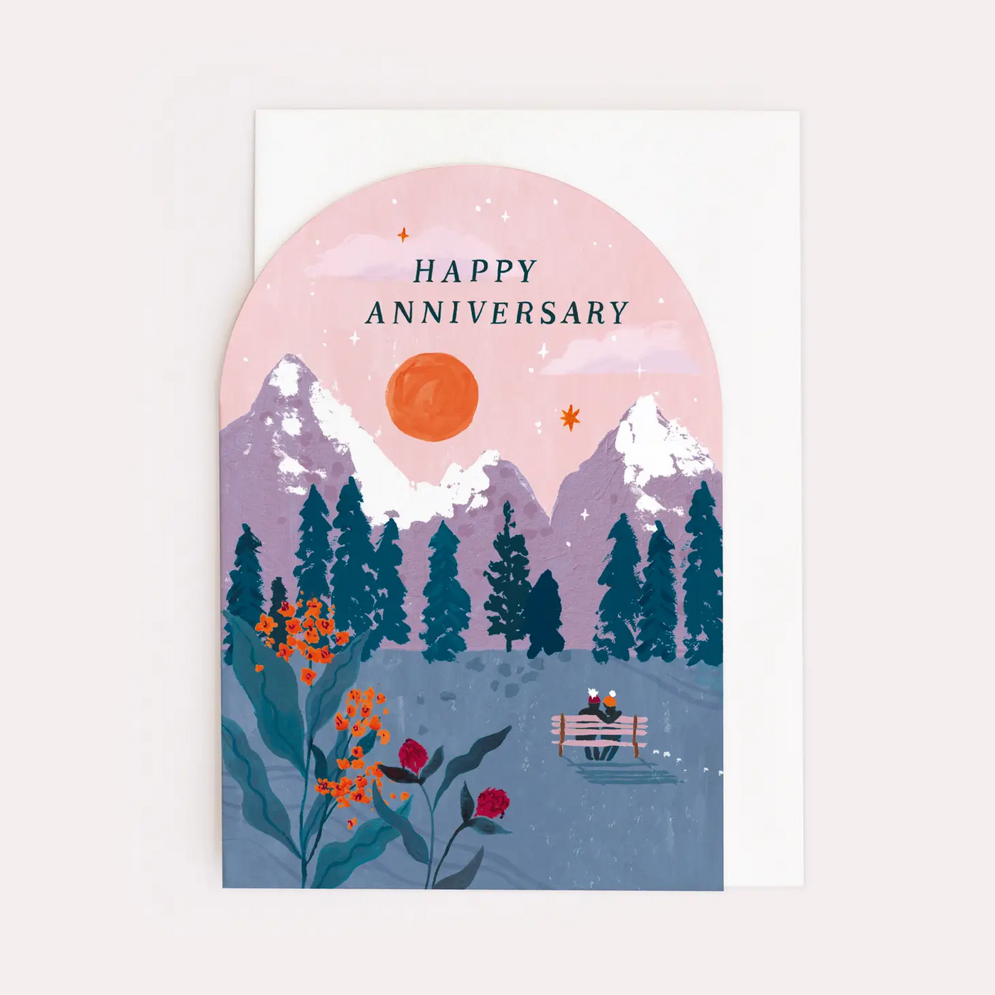 Anniversary Sunset Card-Greeting Card-Sister Paper Co.-Stella Violet Boutique in Arvada, Colorado