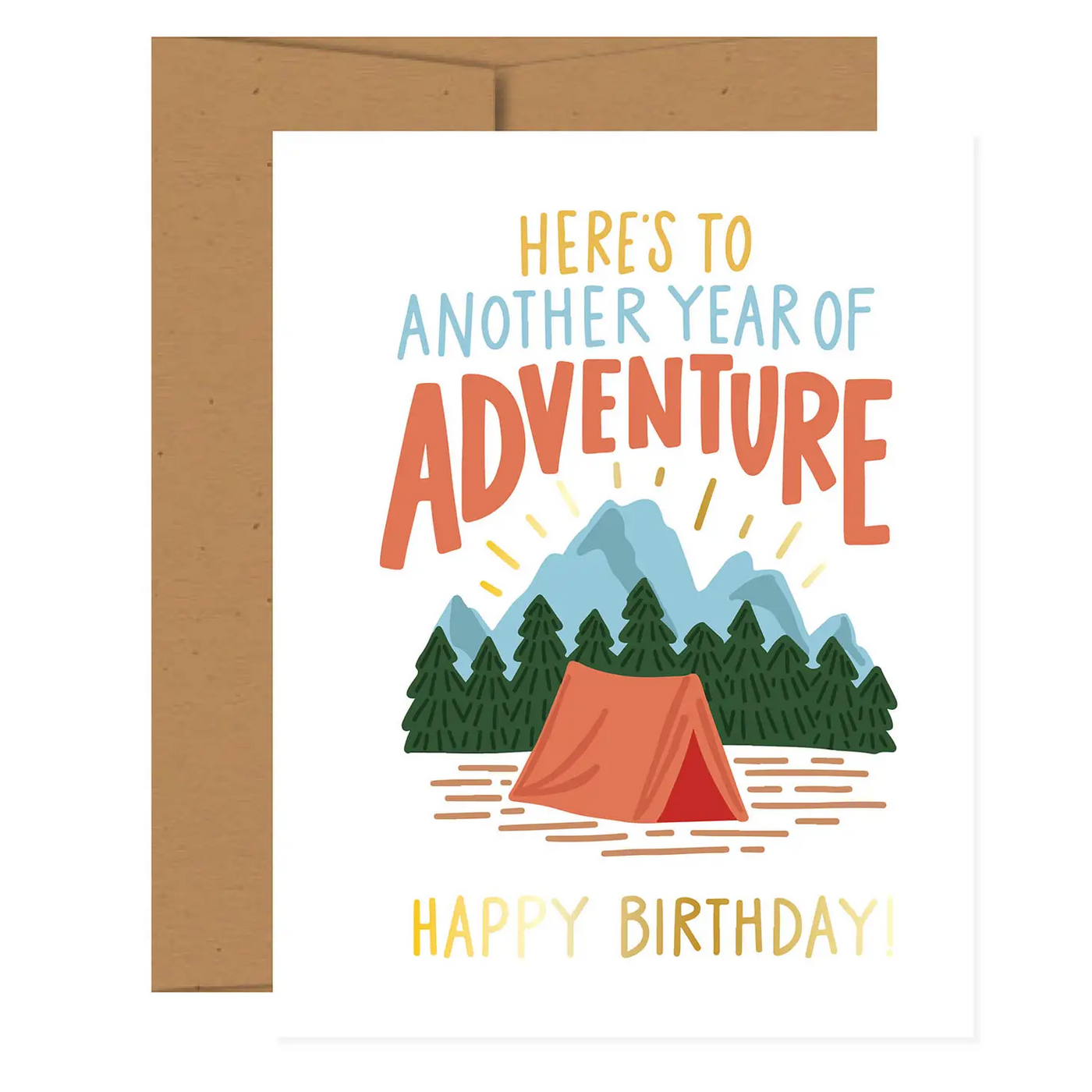 Another Year of Adventure Birthday Greeting Card-Greeting Card-Pippi Post-Stella Violet Boutique in Arvada, Colorado