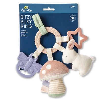 Bitzy Busy Ring™ Teething Activity Toy Bunny-Gift Republic-Stella Violet Boutique in Arvada, Colorado