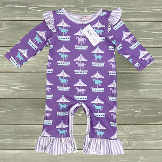 Carousel Cutie Romper-Baby & Toddler Outfits-Pete & Lucy-Stella Violet Boutique in Arvada, Colorado