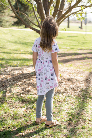 Catsplosion Tunic-Dresses-Sparkledots - Little Jo Lemon-Stella Violet Boutique in Arvada, Colorado